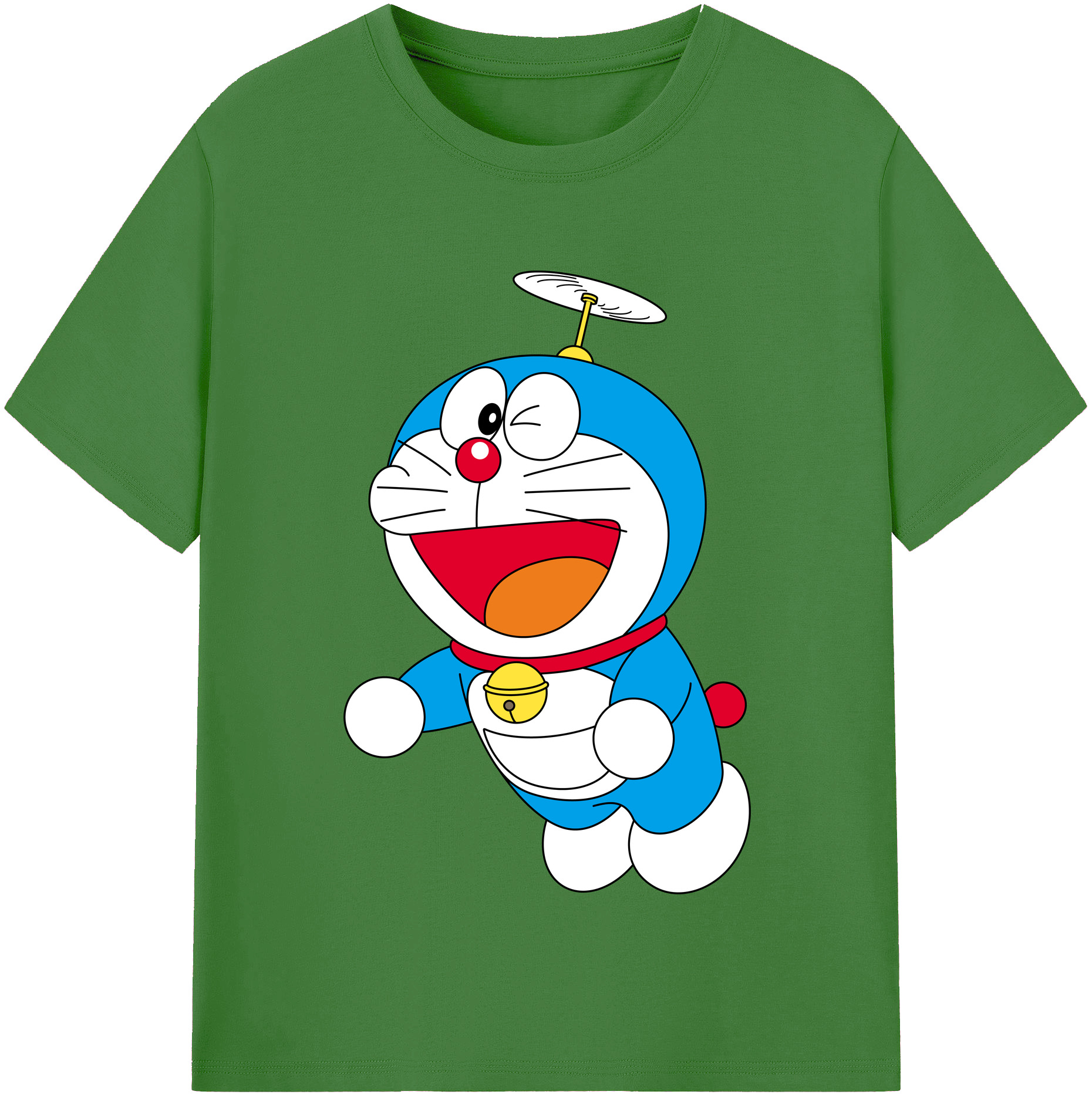 （画像用） ドラえもん Doraemon レディースカジュアルプリントTシャツ（綿100％）